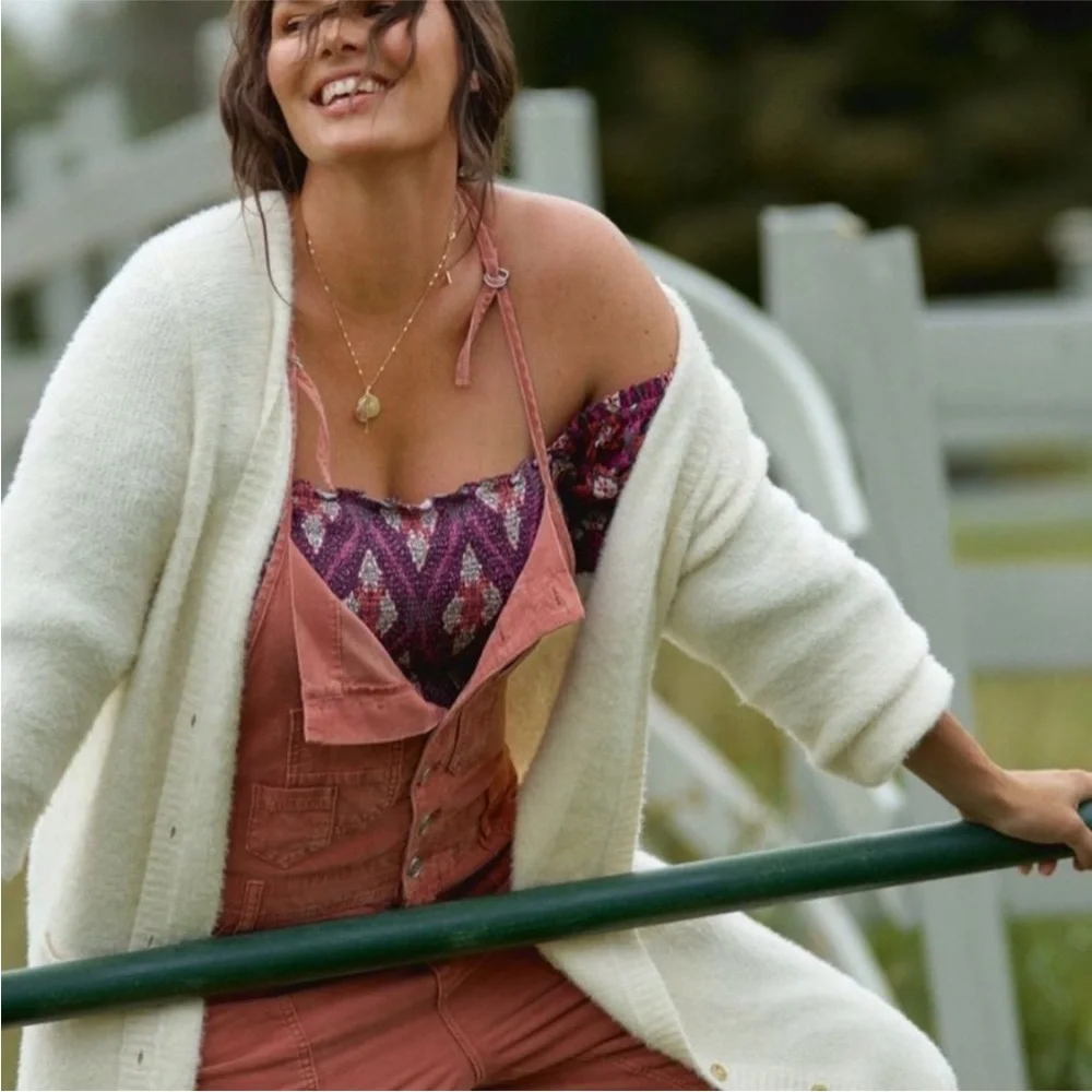 Anthropologie Conditions Apply Smocked
Sweetheart Blouse Pink Purple Small - Picture 4 of 10